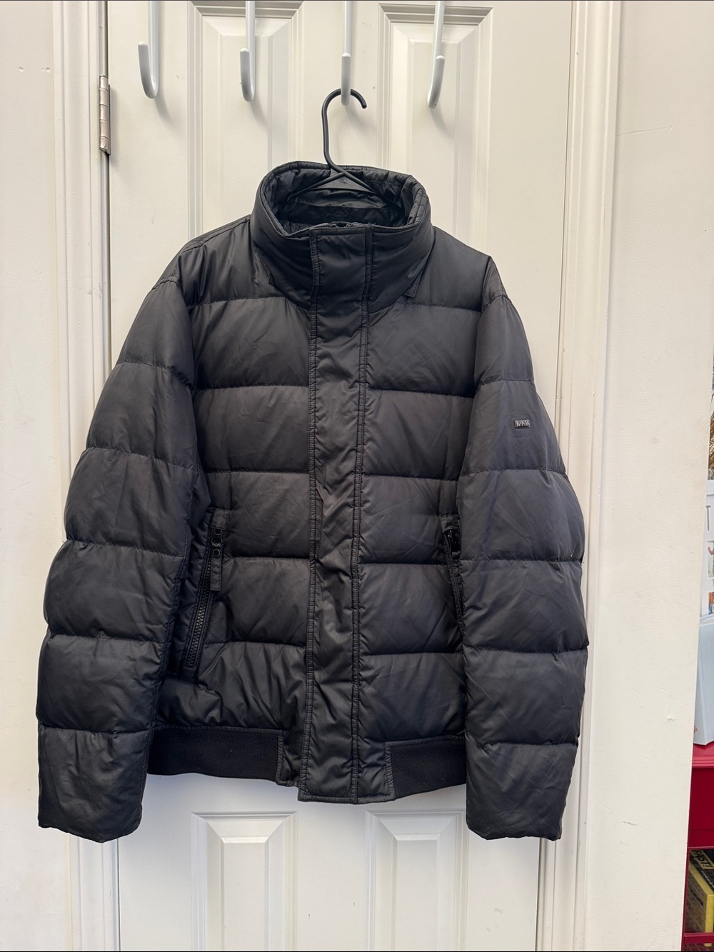 Marc New York Black Down Quilted Puffer Jacket